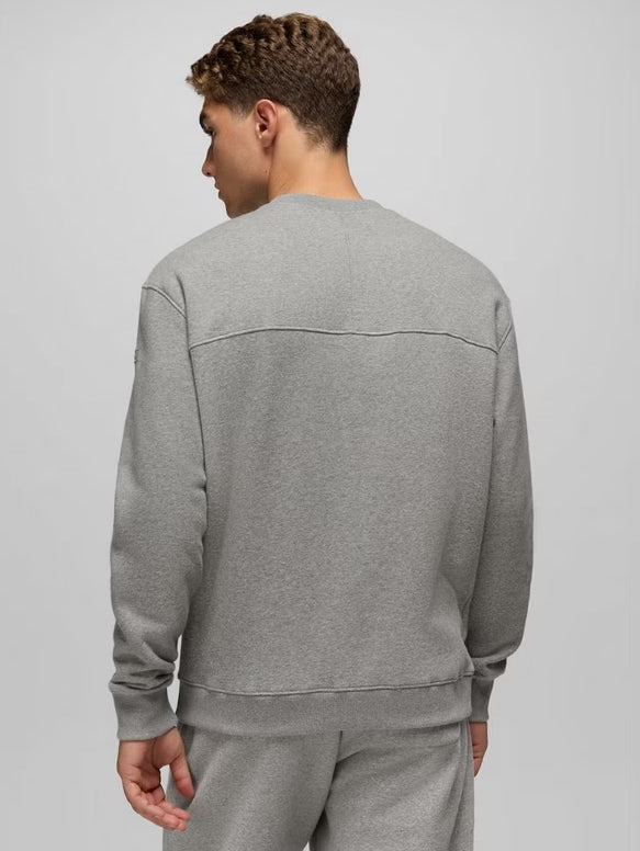prAna DreamFleece Crew Sweatshirt - Heather Grey