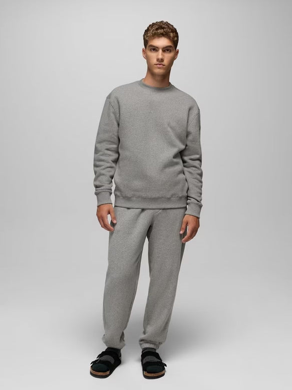 prAna DreamFleece Crew Sweatshirt - Heather Grey