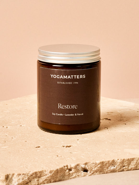 Yogamatters Restore Soy Candle 180ml - Lavender & Neroli