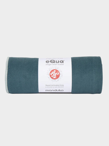 Manduka eQua Yoga Mat Towel - a slip-resistant layer for any mat –  Yogamatters