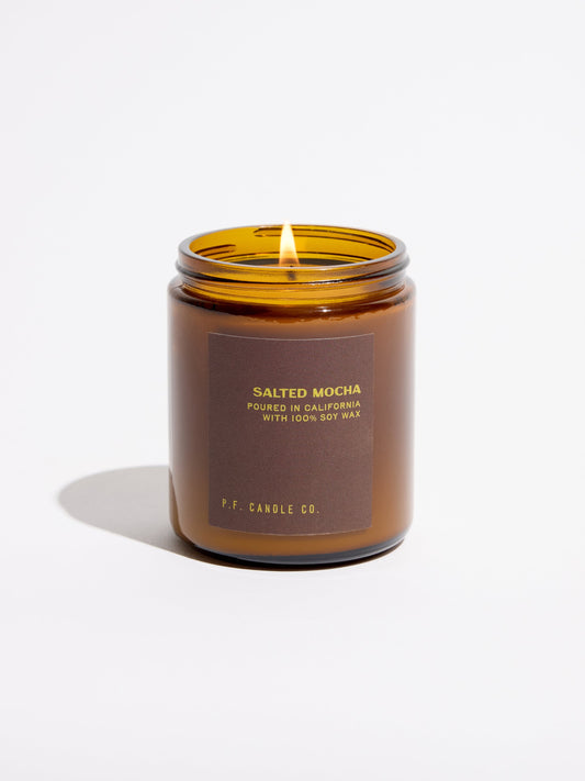 P.F. Candle Co 7.2oz Cafe Collection Candle - Salted Mocha