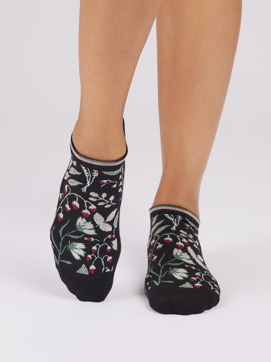 Tavi Noir Savvy Grip Socks - Blossom