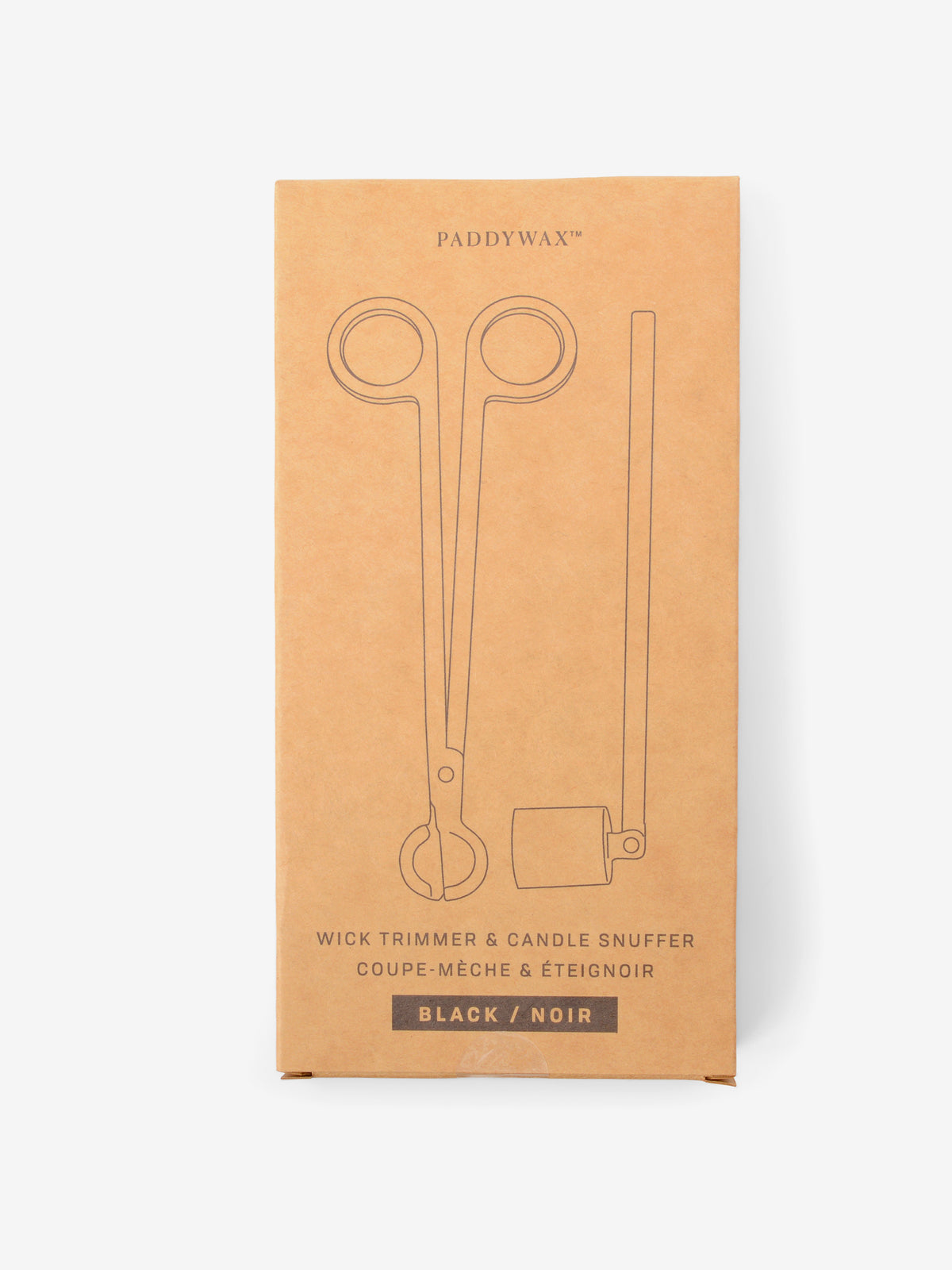 Paddywax Wick Trimmper & Candle Snuffer Set - Matte Black