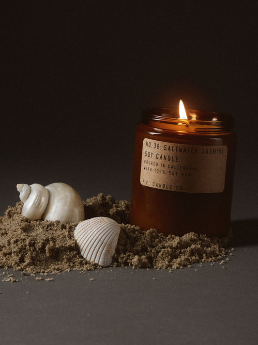 P.F. Candle Co. 7.2oz Soy Candle - Saltwater Jasmine