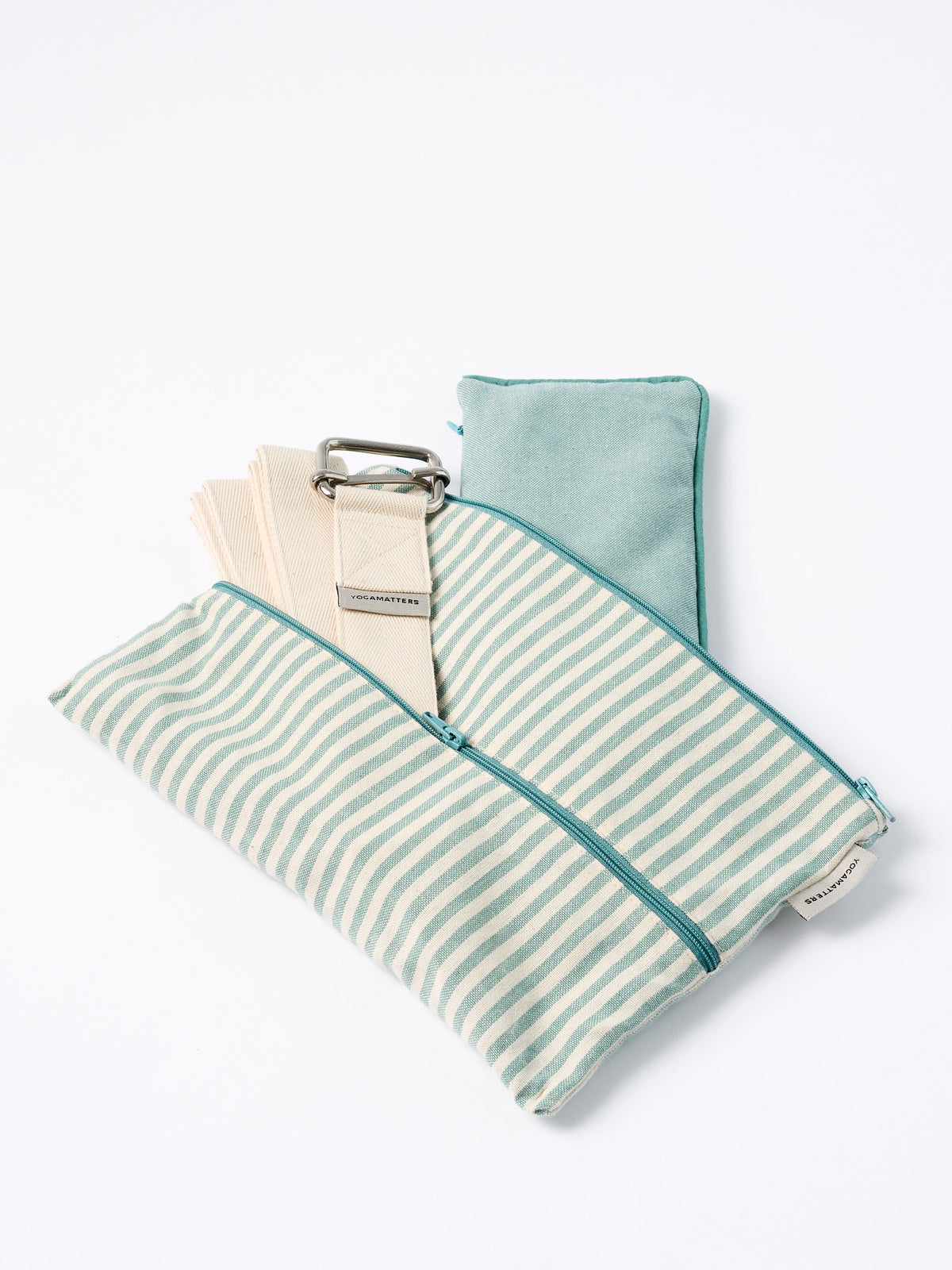 Yogamatters Stripe Pouch, Eye Pillow & Belt Set