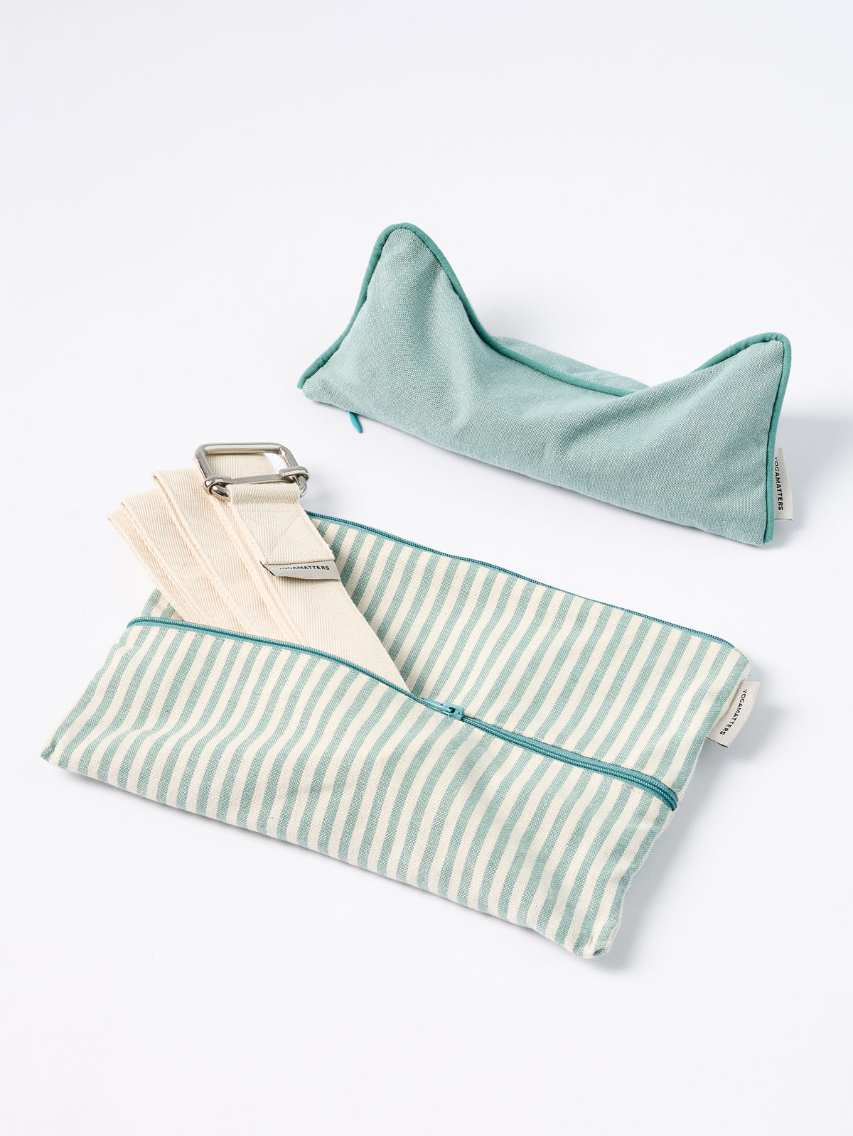 Yogamatters Stripe Pouch, Eye Pillow & Belt Set