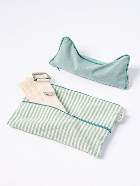 Yogamatters Stripe Pouch, Eye Pillow & Belt Set