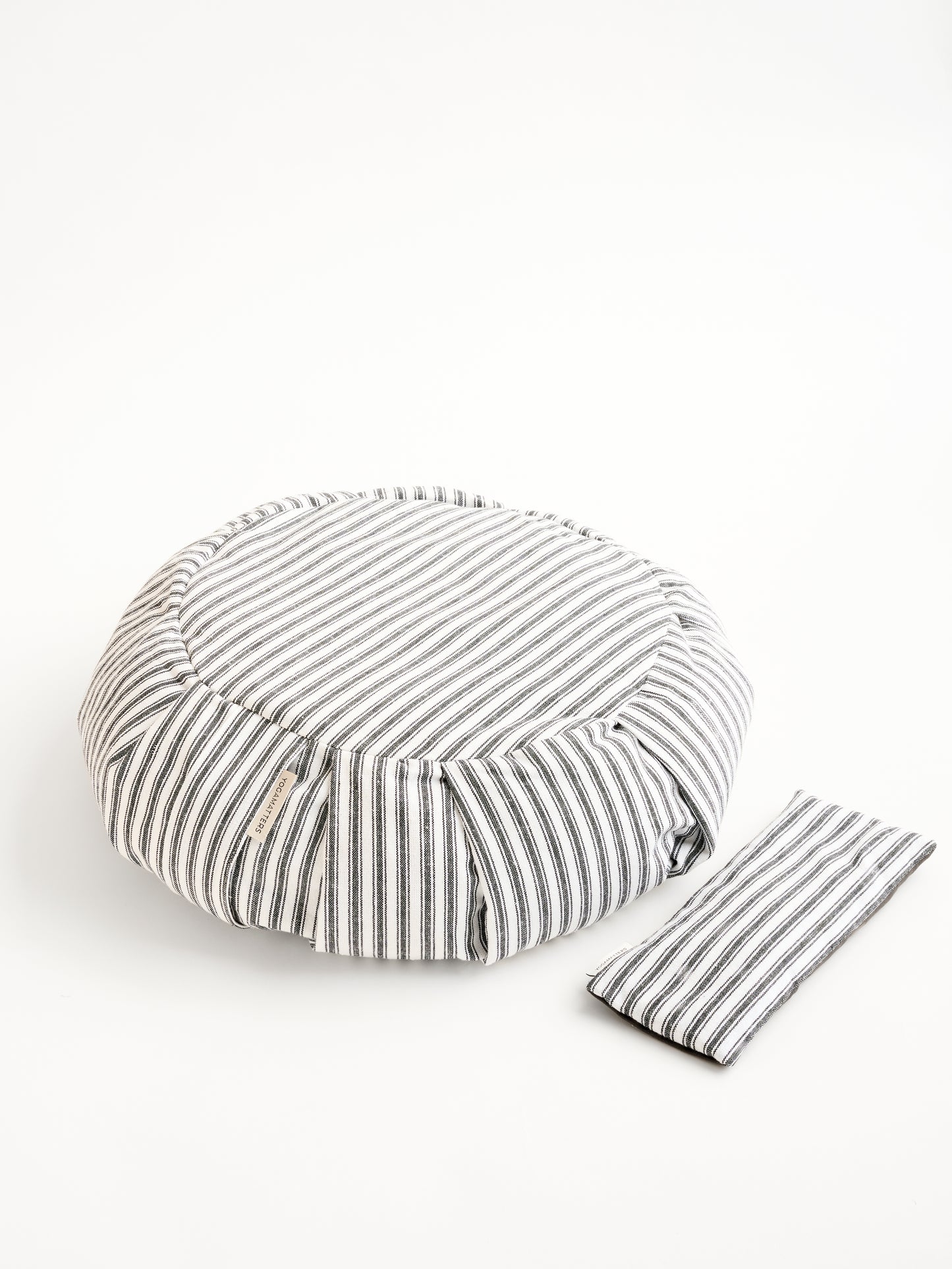 Yogamatters Eye Pillow - Anthracite Ticking Stripe