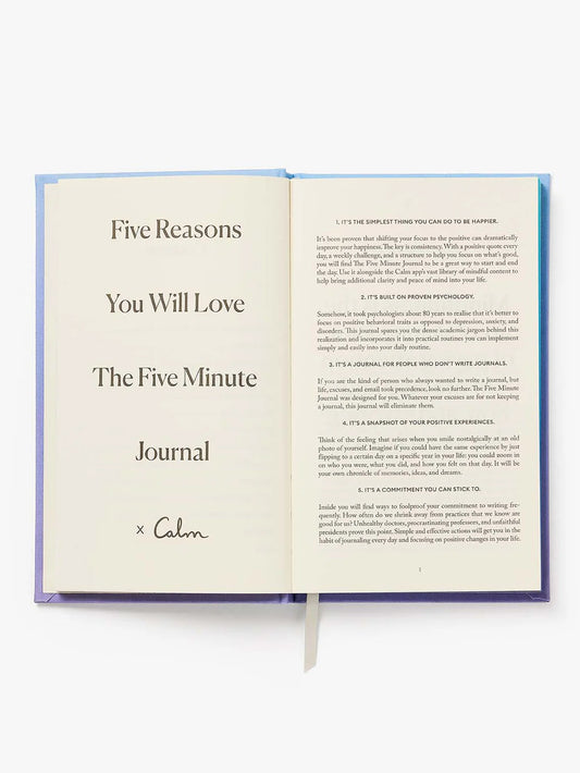 Intelligent Change The Five Minute Journal - Calm Edition