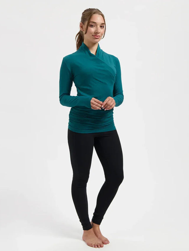 Urban Goddess Good Karmai Long Sleeve Yoga Top - Seamoss