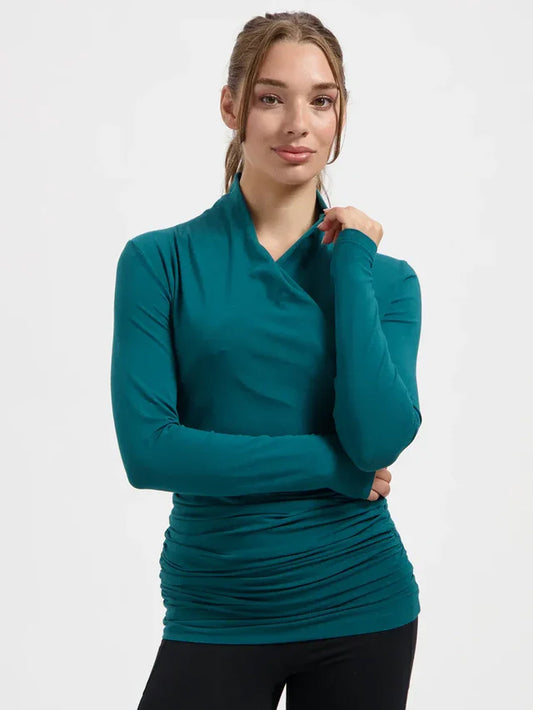 Urban Goddess Good Karmai Long Sleeve Yoga Top - Seamoss