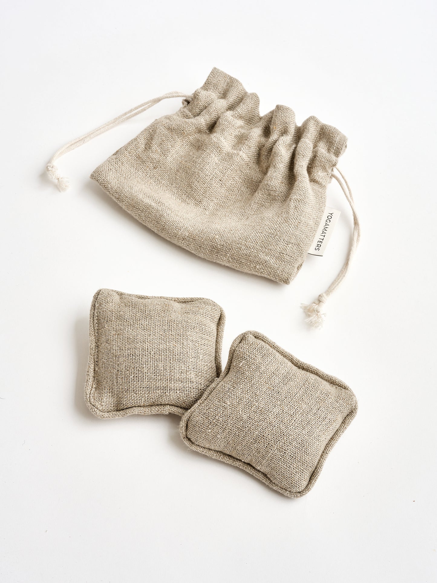 Yogamatters Hemp Pair of Square Hand Pillows