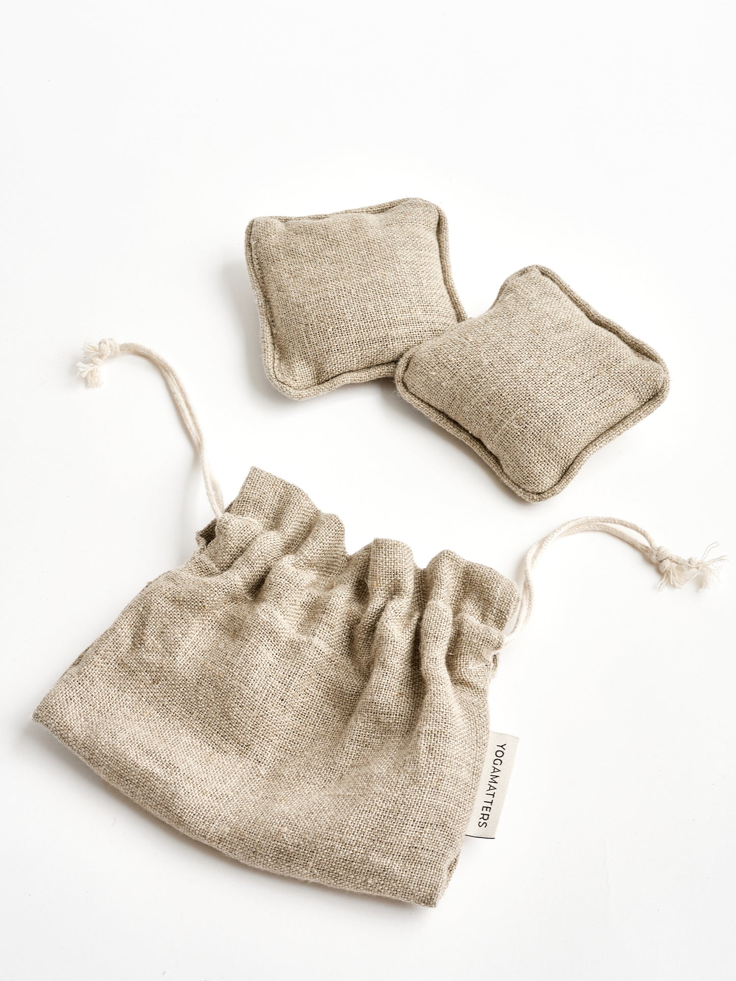 Yogamatters Hemp Pair of Square Hand Pillows