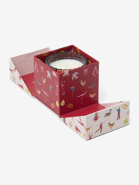 Paddywax Ribbed Glass Candle - Winter Berry