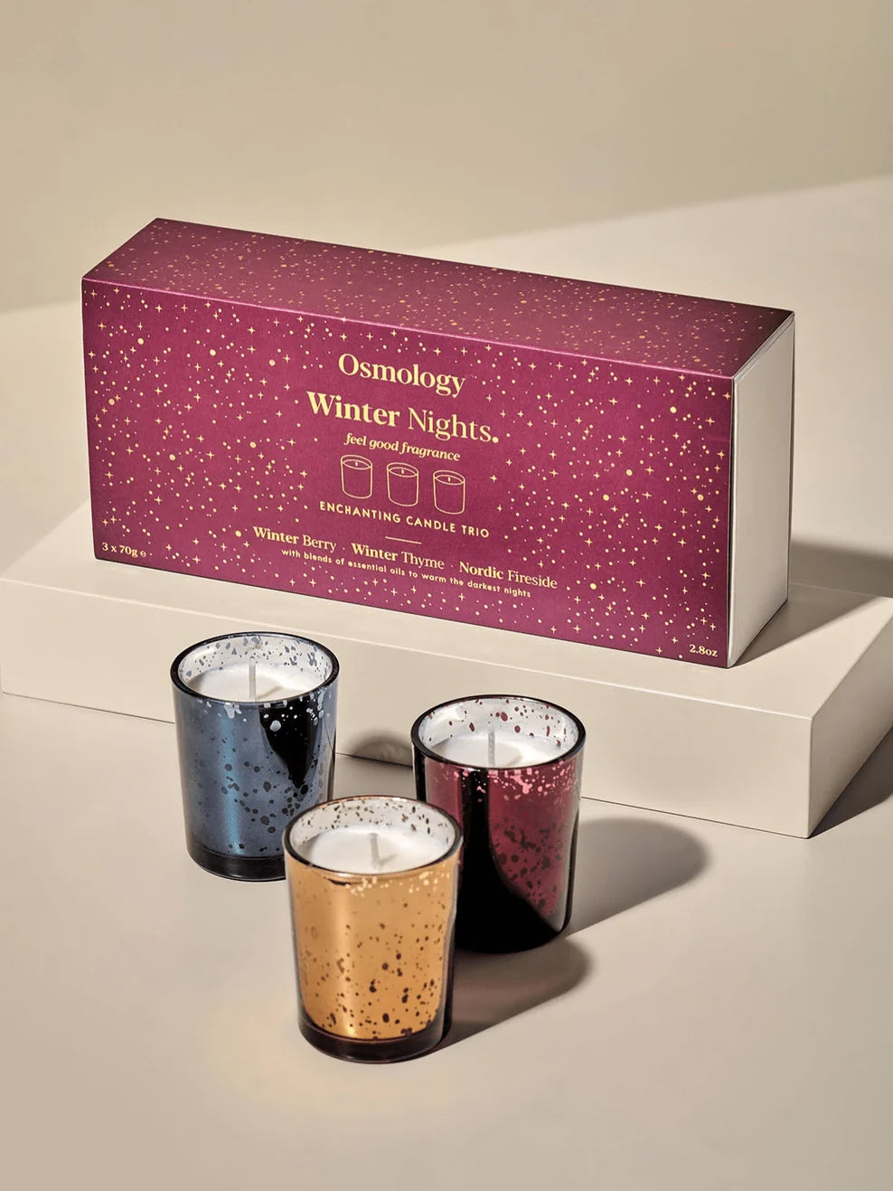 Aery Osmology Winter Nights Scented Votive Candle Gift Set