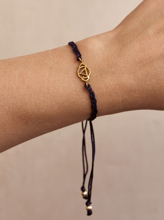 Yogamatters Woven Chakra Bracelet - Third Eye