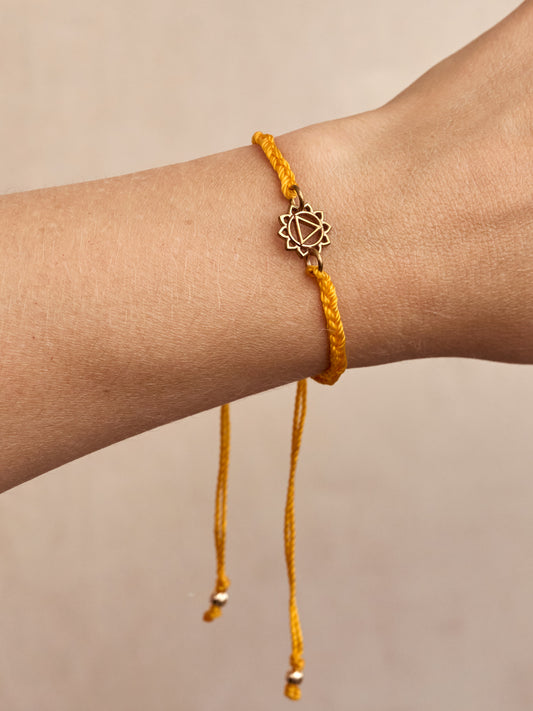 Yogamatters Woven Chakra Bracelet - Solar Plexus