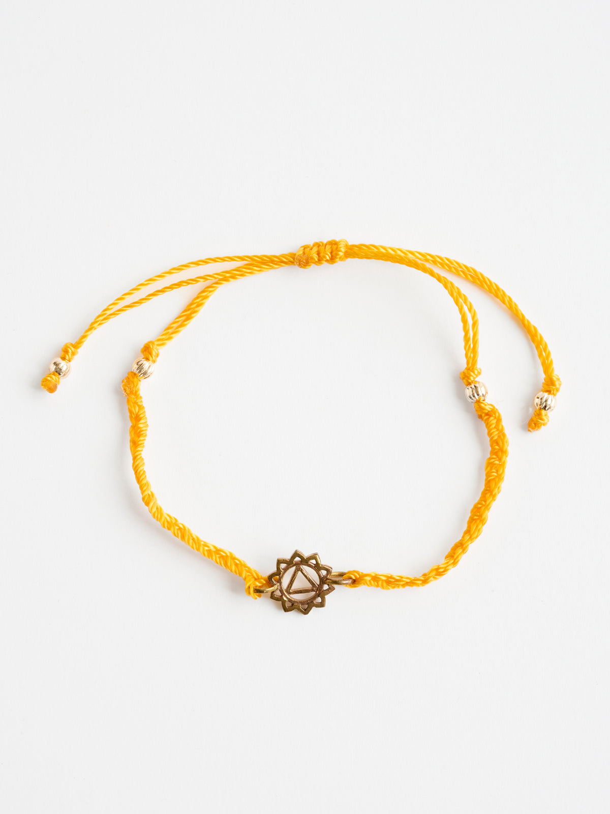 Yogamatters Woven Chakra Bracelet - Solar Plexus