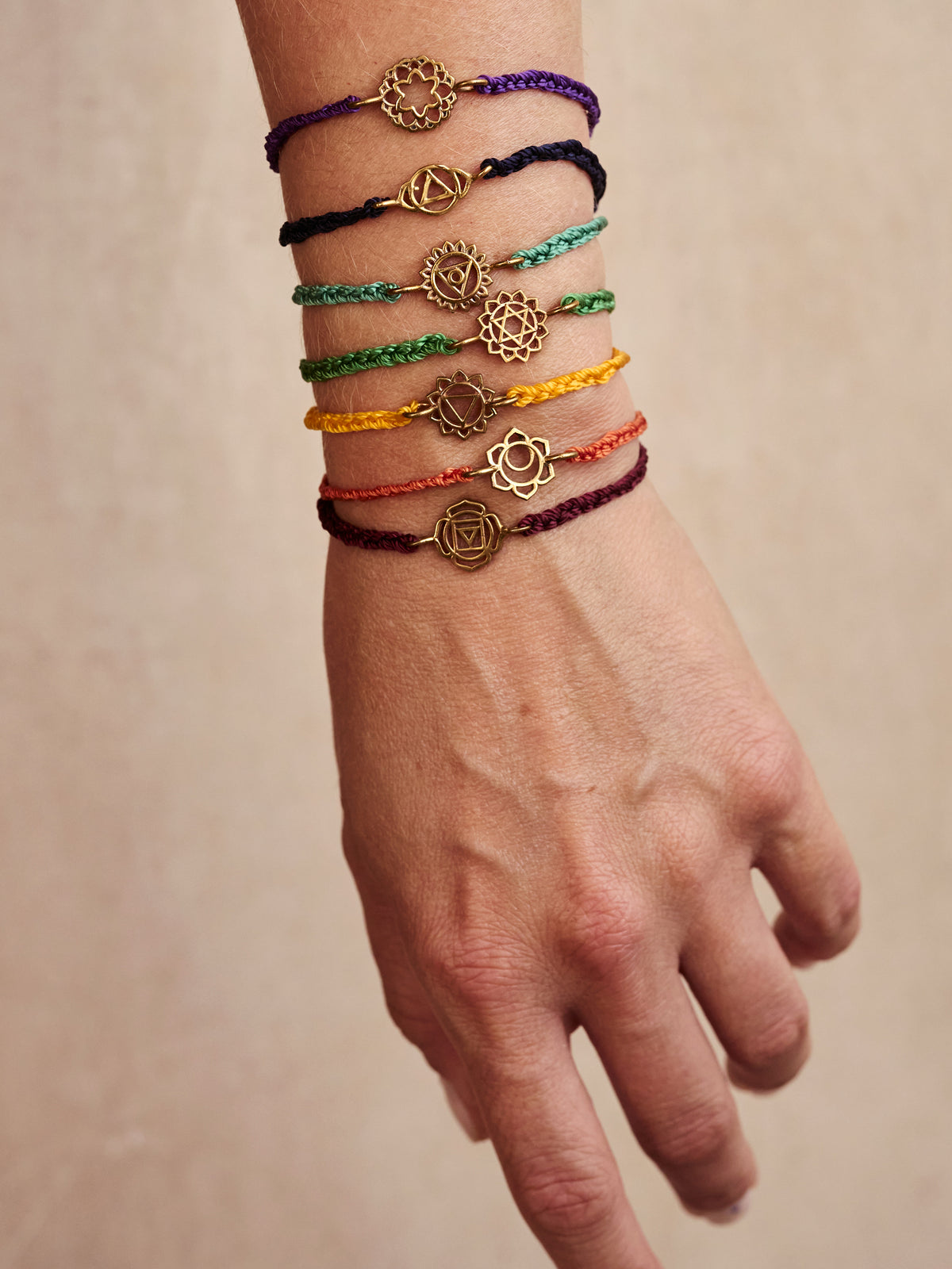 Yogamatters Woven Chakra Bracelet - Crown