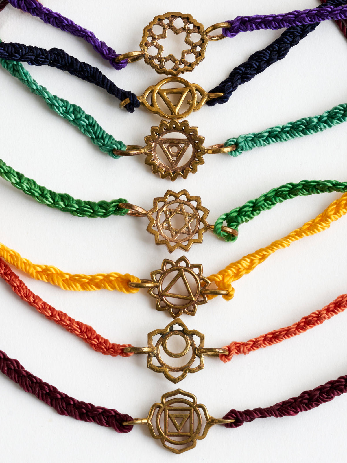 Yogamatters Woven Chakra Bracelet - Crown