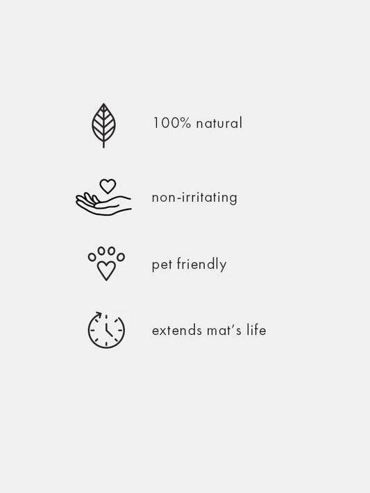 Manduka Natural Rubber Mat Restore 8oz - Gingergrass