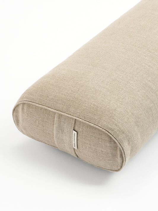Yogamatters Hemp Rectangular Buckwheat Bolster - Natural