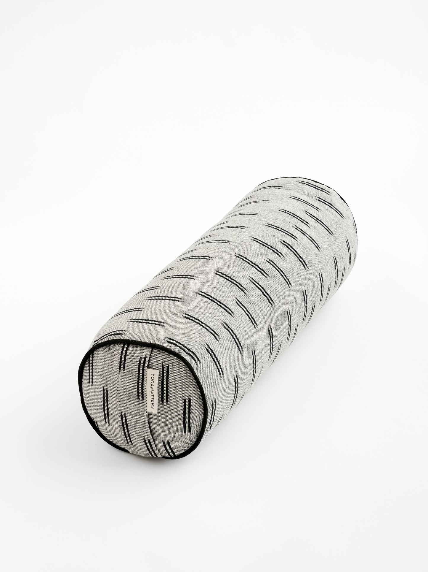 Yogamatters Sumi Ikat Small Round Bolster - Charcoal