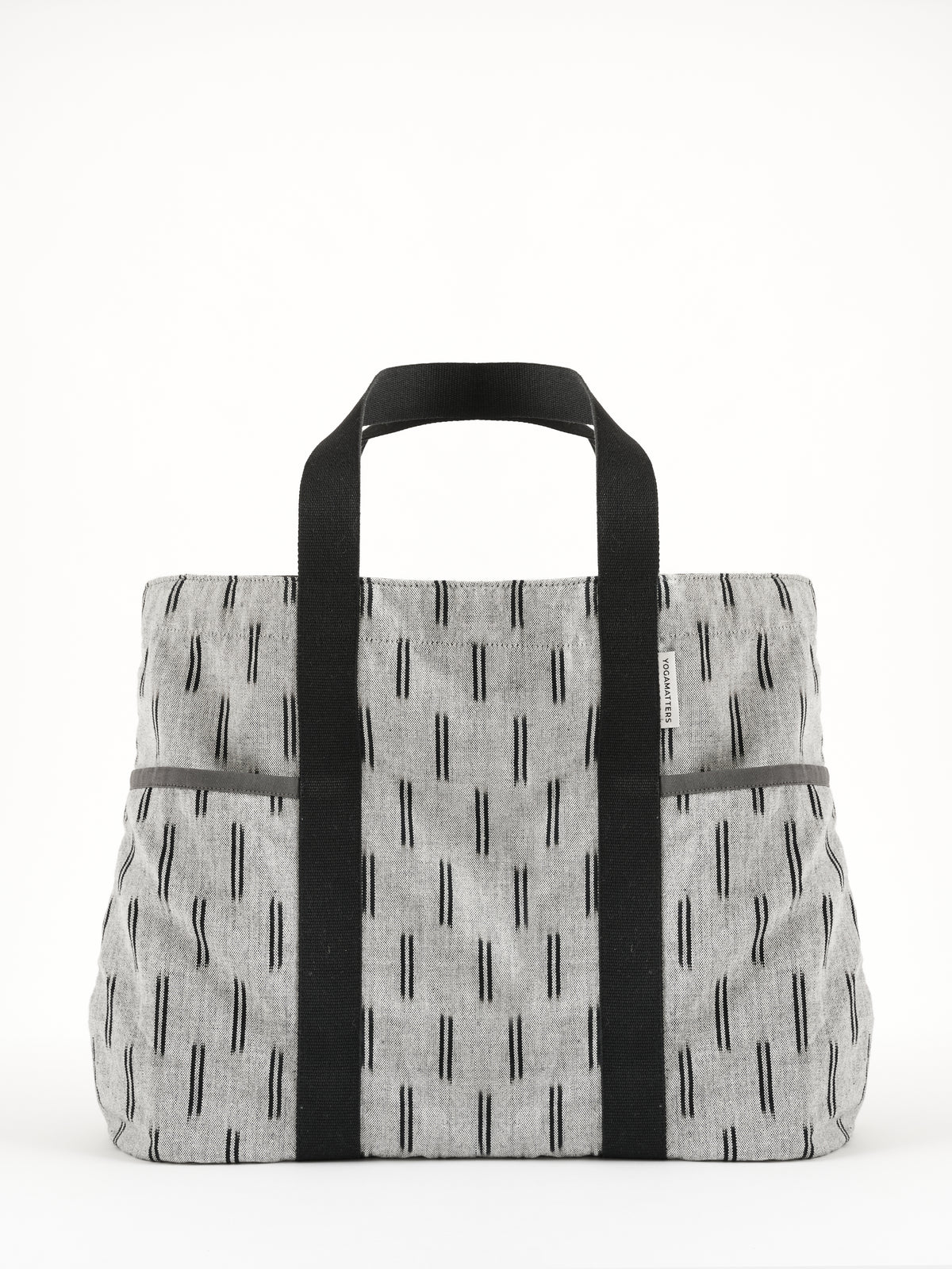 Yogamatters Sumi Ikat Tote Bag - Charcoal
