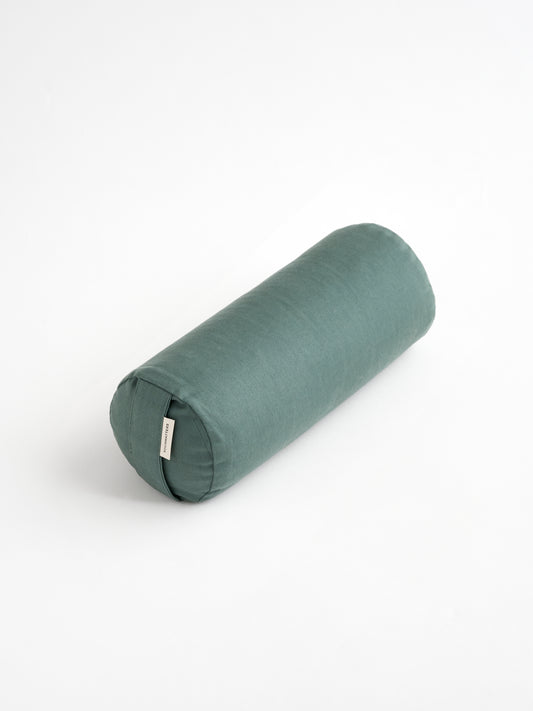 Yogamatters Organic Cotton Mini Buckwheat Bolster - Mineral