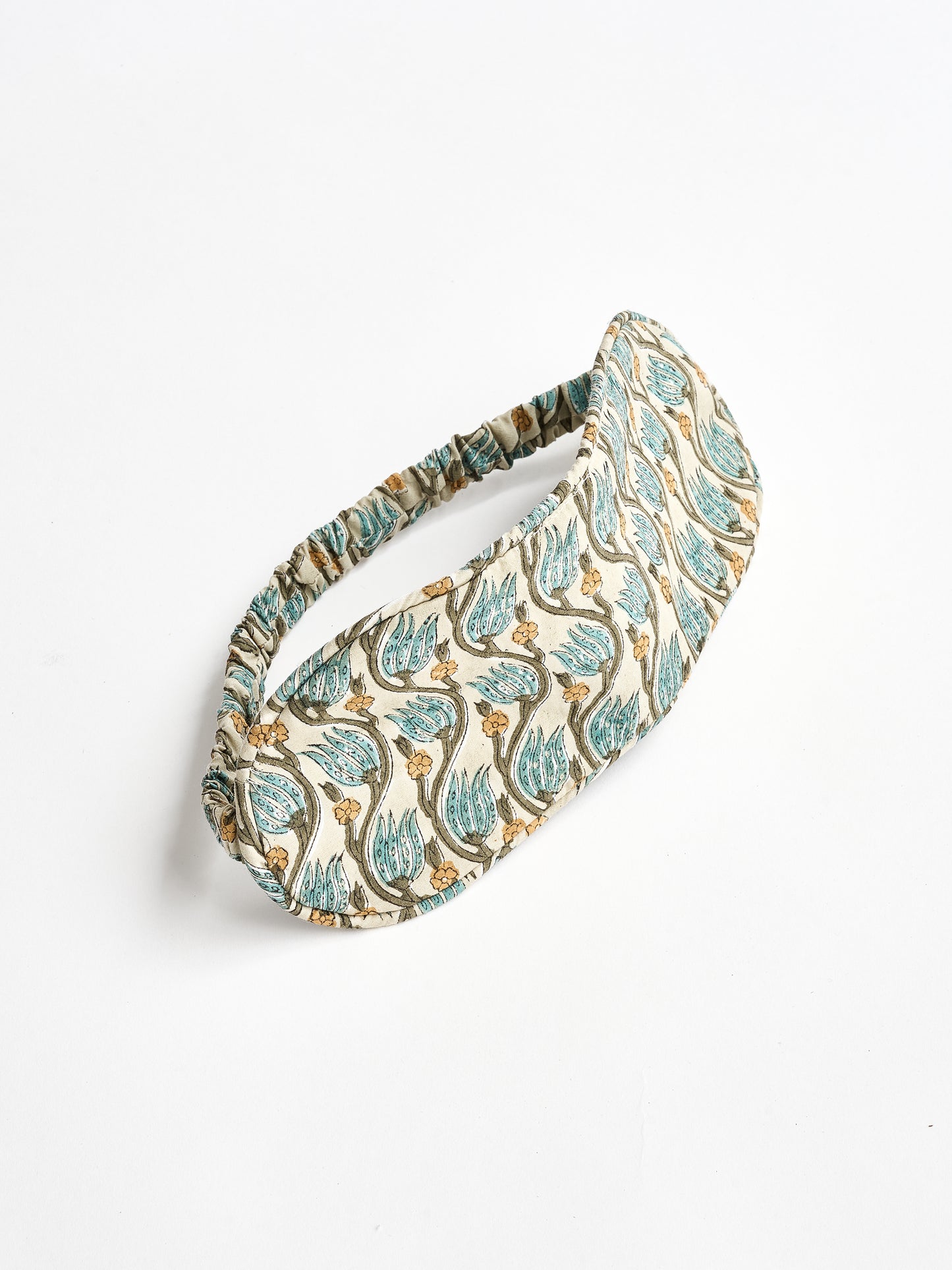 Yogamatters Block Print Eye Mask - Peace Lily