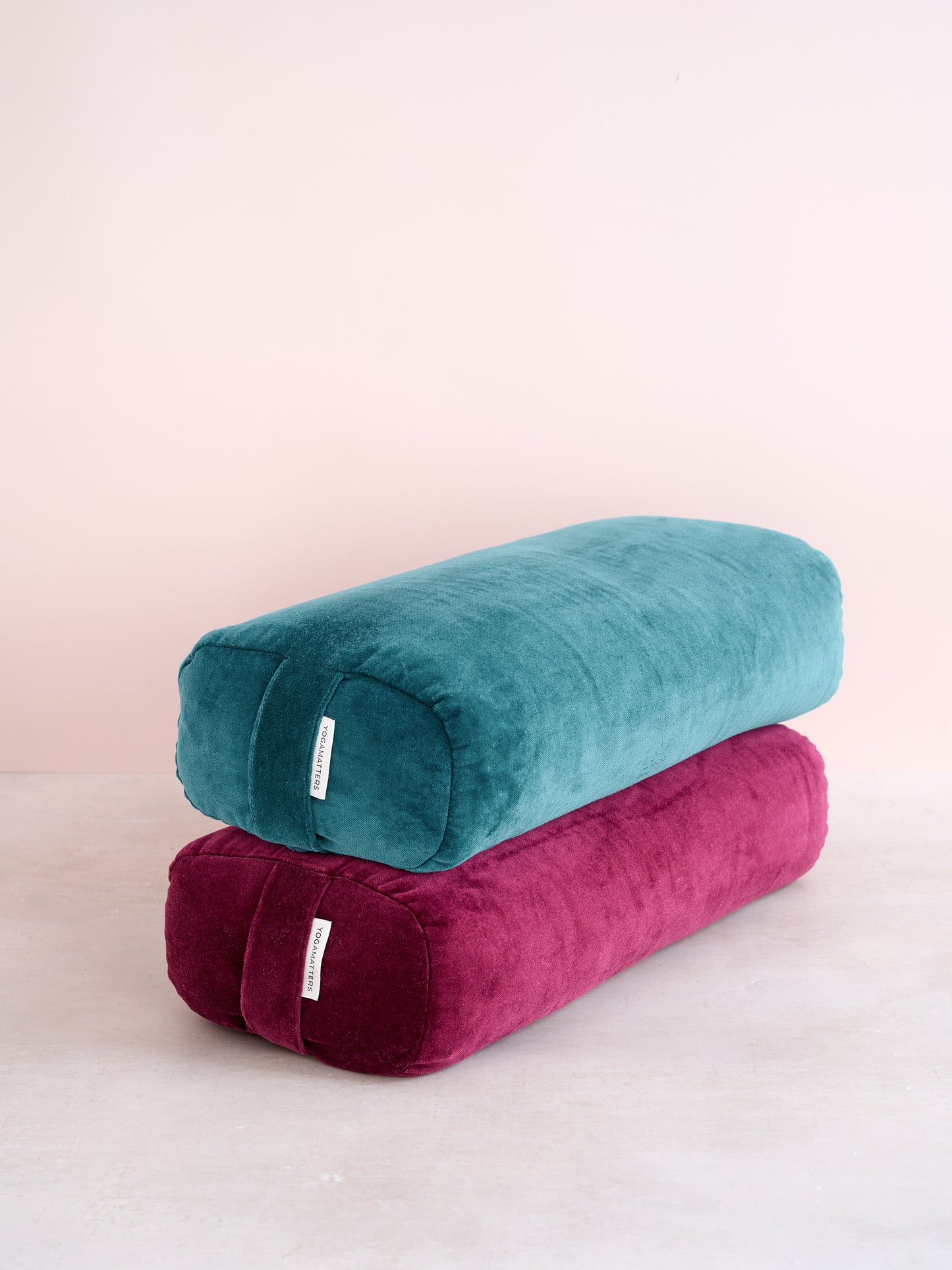 Yogamatters Velvet Small Rectangular Buckwheat Bolster
