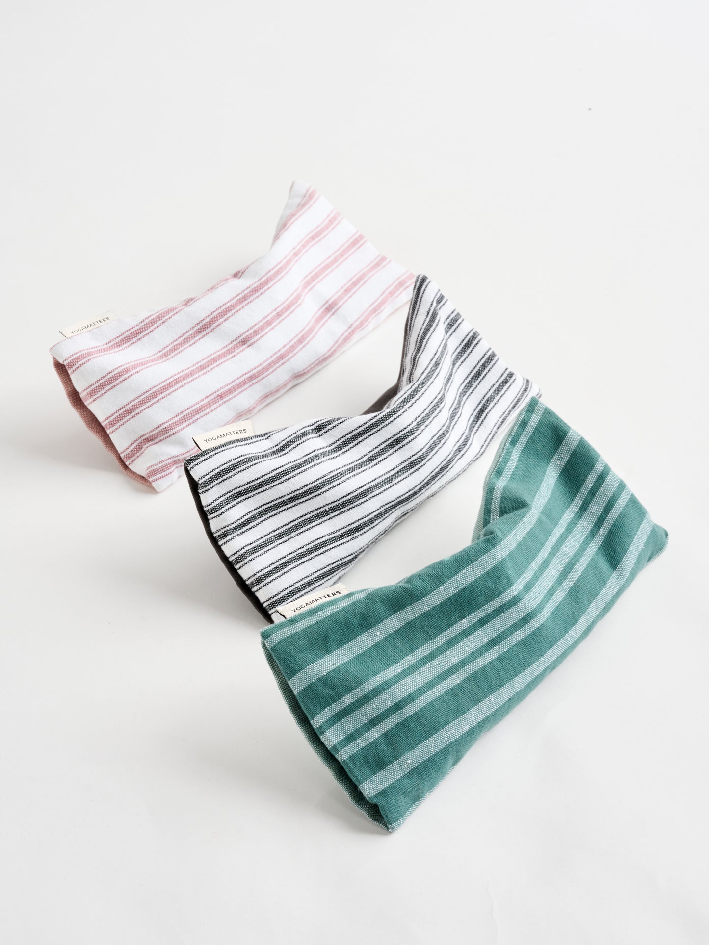 Yogamatters Eye Pillow - Anthracite Ticking Stripe