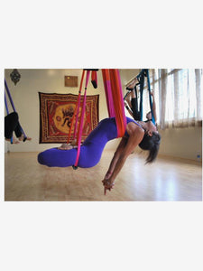 Yoga Styling Yoga Swing - made from strong nylon parachute fabric –  Yogamatters