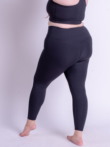 Girlfriend Collective Compressive Rib High-Rise 7/8 Leggings - Black –  Yogamatters