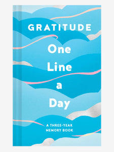 Gratitude One Line A Day: A Three-Year Memory Book