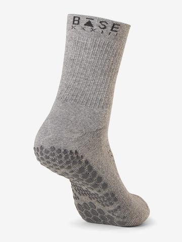 Base 33 Grip Crew Sock - Grey