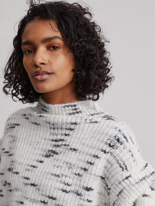 Varley Belgrave Knit - Egret Charcoal