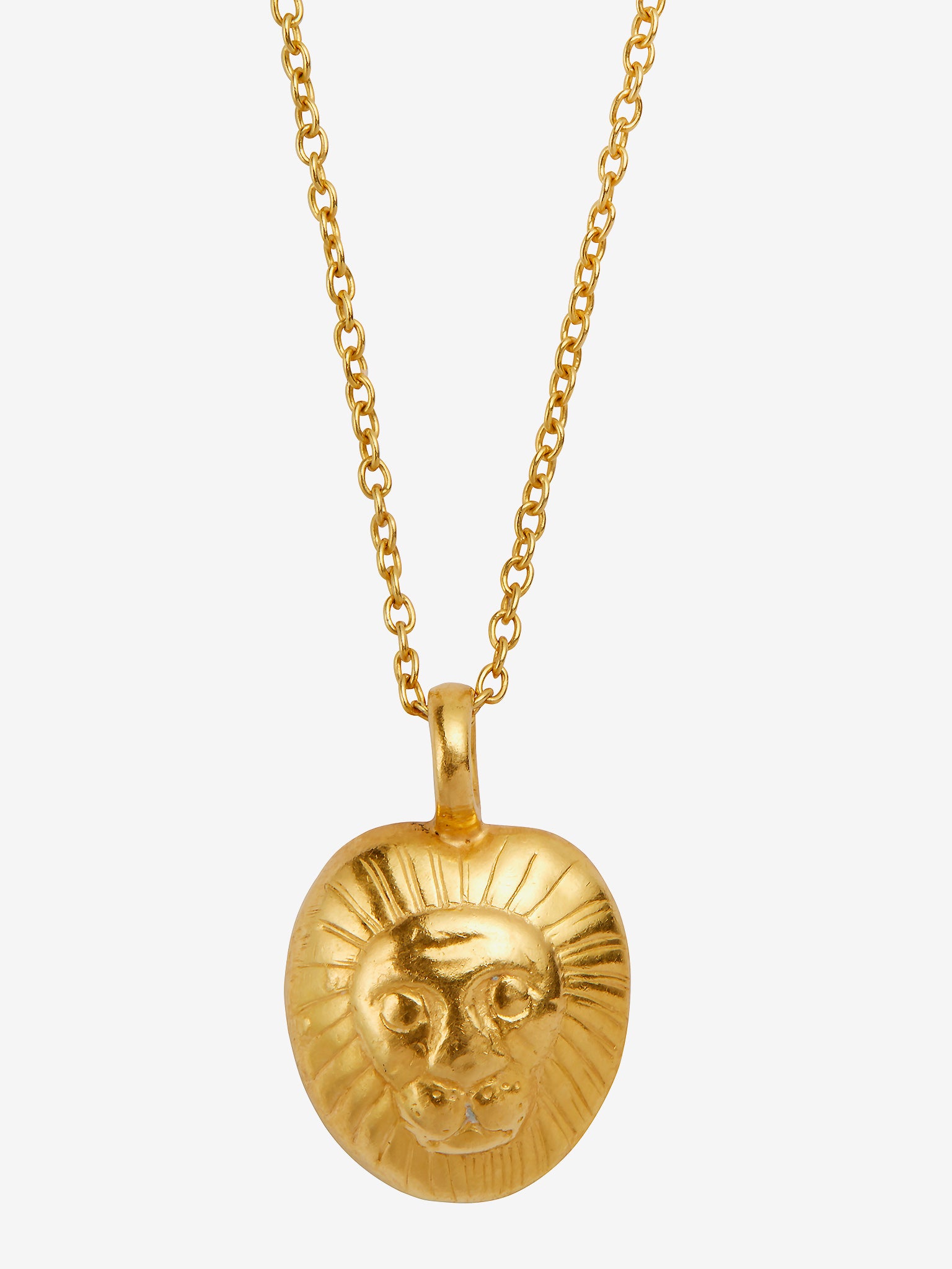 Goddess Charms God of Courage & Inner Strength Necklace - Gold