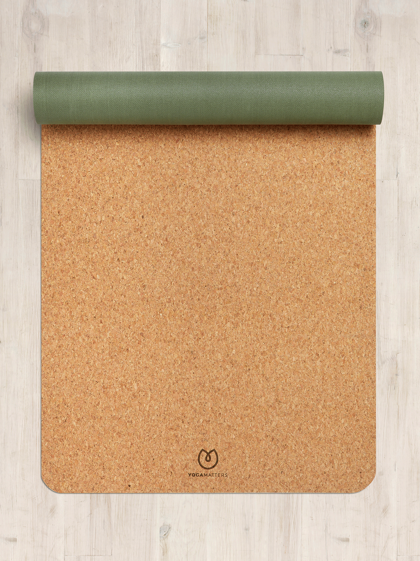 Yogamatters Eco Cork Yoga Mat - Green - Box of 6