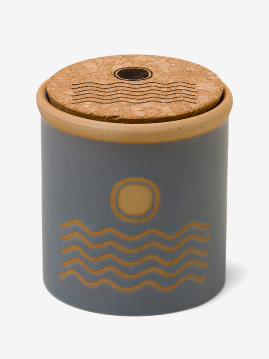 Paddywax Dune Ceramic Candle - Saltwater Suede