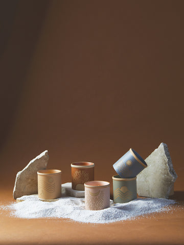 Paddywax Dune Ceramic Candle - Eucalyptus Santal