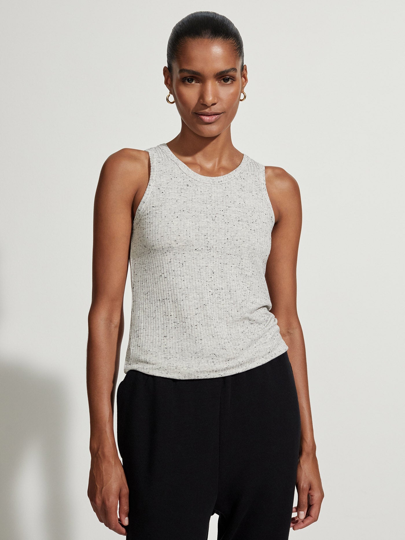 Varley Eliza Tank - Birch Fleck