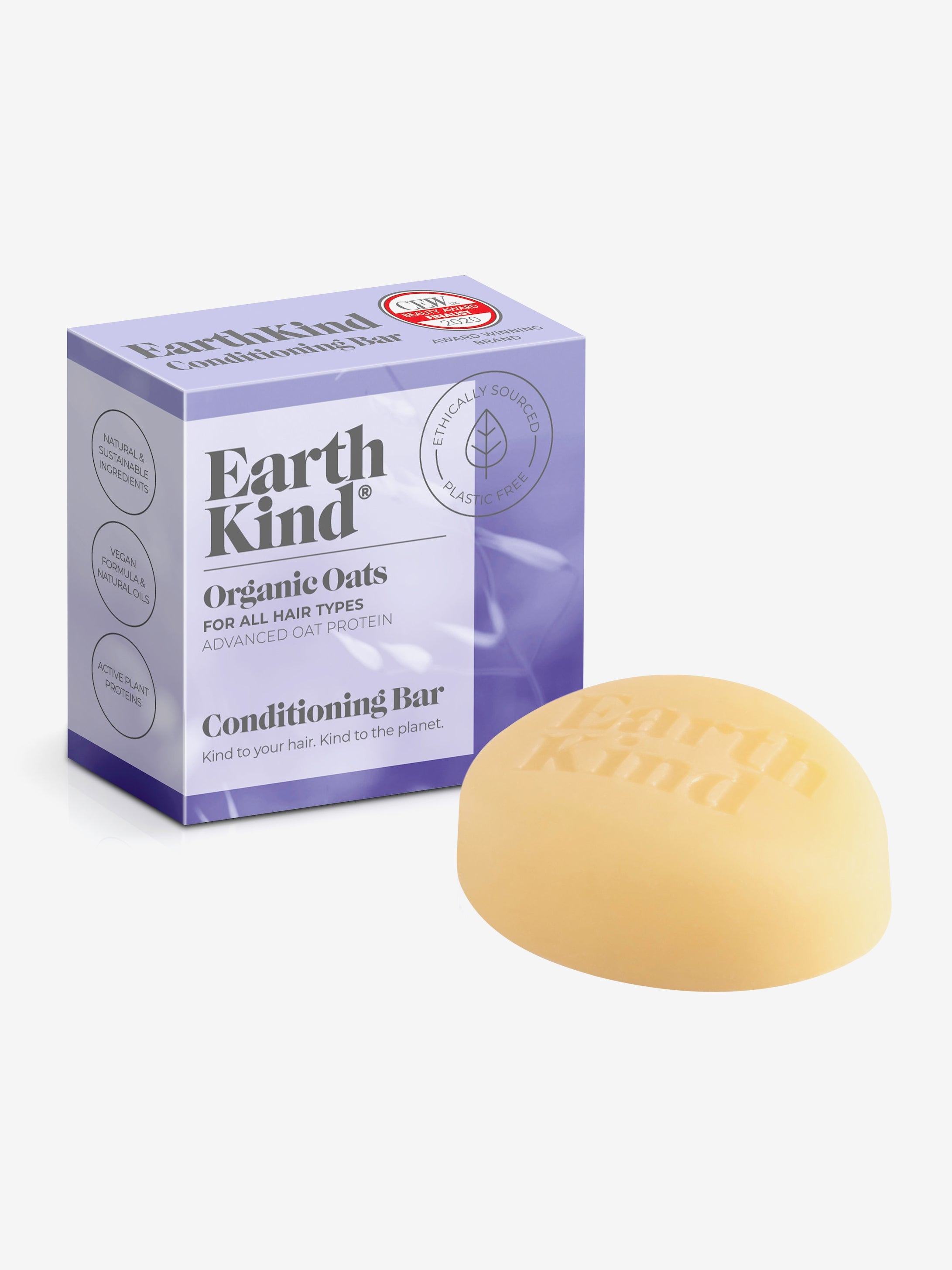 EarthKind Organic Oats Conditioning Bar for All Hair Types
