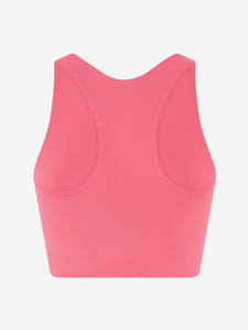 Girlfriend Collective Dylan Crop Bra - Camellia