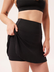 Girlfriend Collective Float Flounce Skort - Black