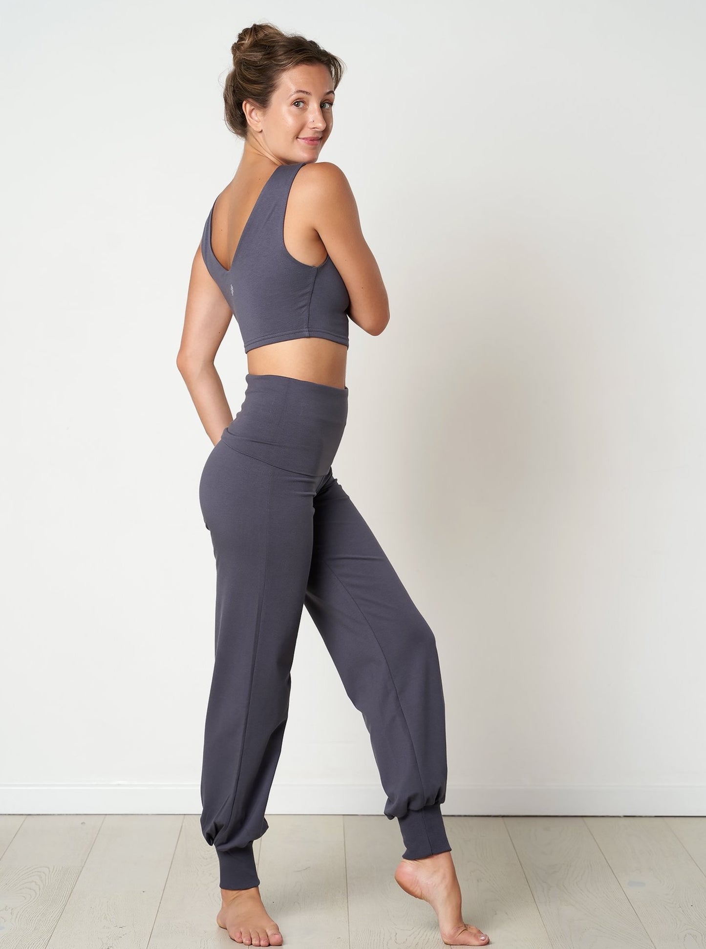Gossypium Aspire Harem Pants - Ash Grey