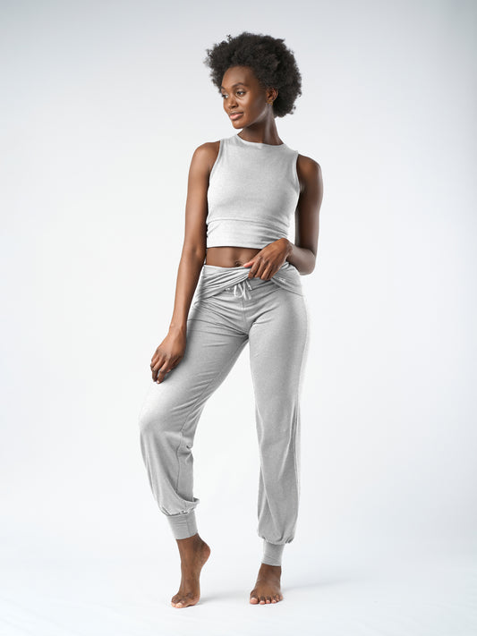 Gossypium Aspire Light Pants - Marl Grey