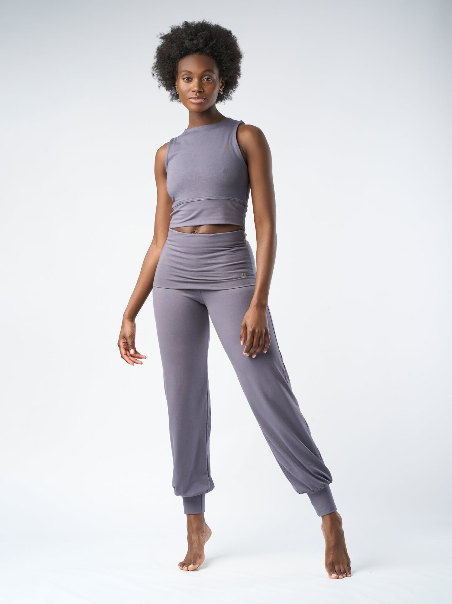 Gossypium Aspire Harem Pants - Ash Grey