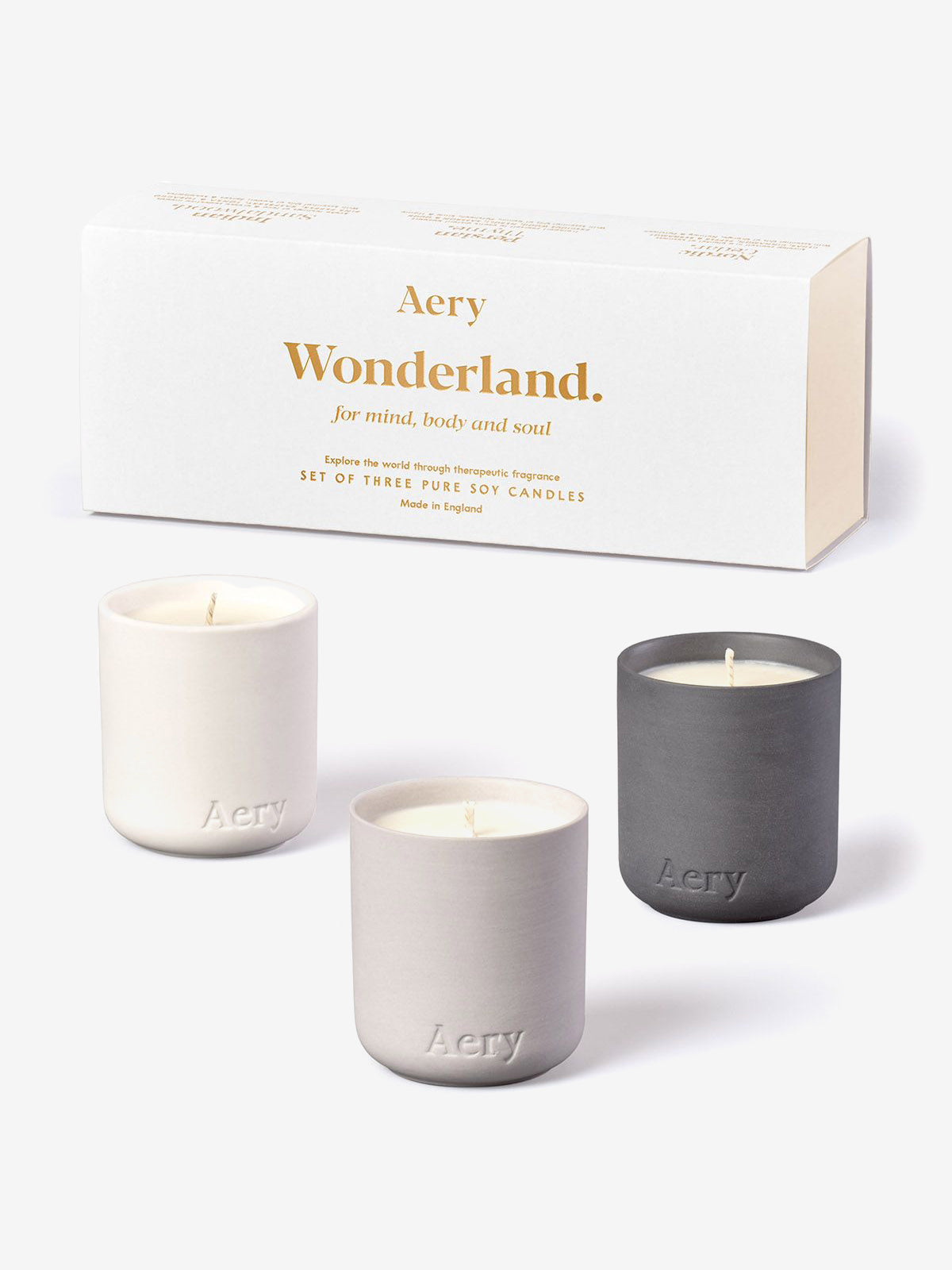 Aery Fernweh Collection Wonderland Votive Candle Gift Set of 3