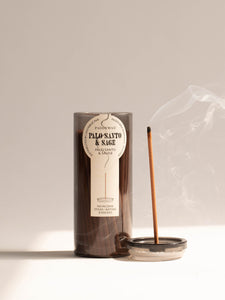 Paddywax Haze Incense - Palo Santo + Sage